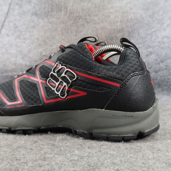 Columbia Shoes Mens 8.5 Athletic Hiking Outdoor Sport Active Omni Tech Black Red - Picture 4 of 15